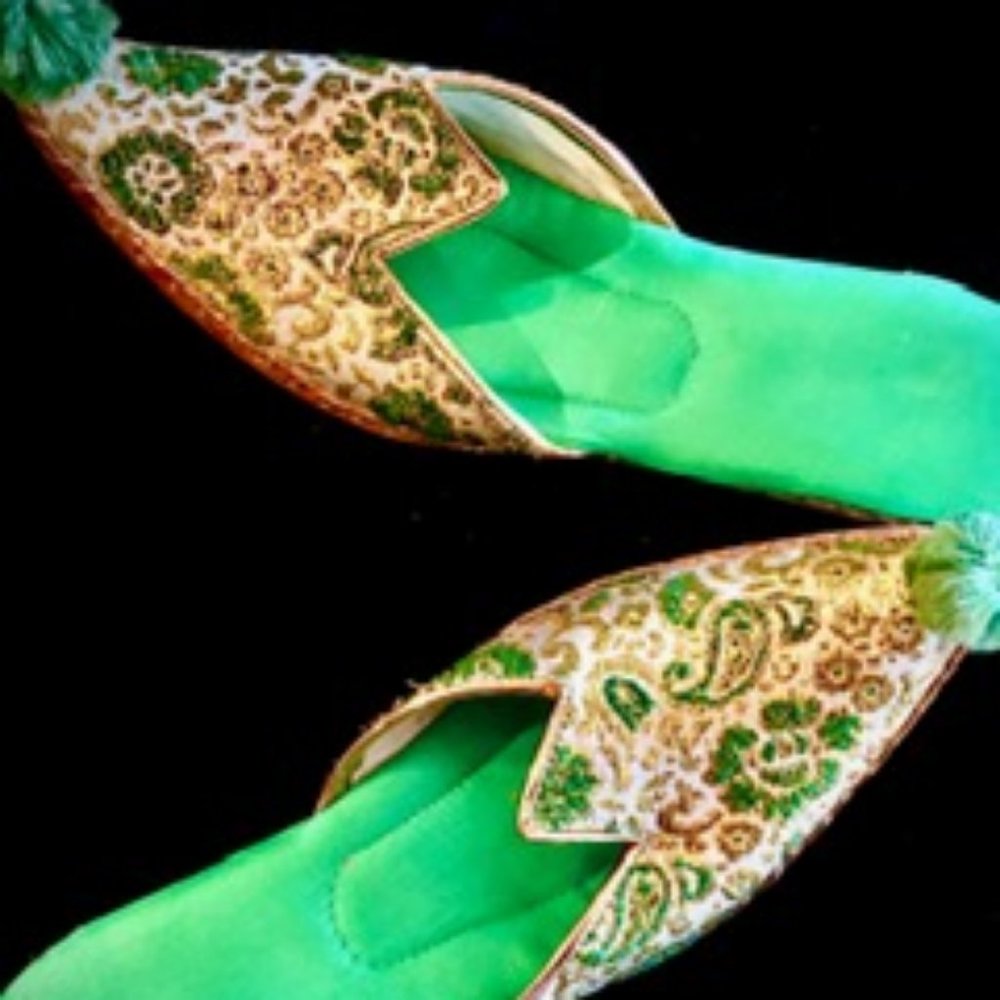 Slippers - Handmade, Leather, Turkish   7.5 M - 8N